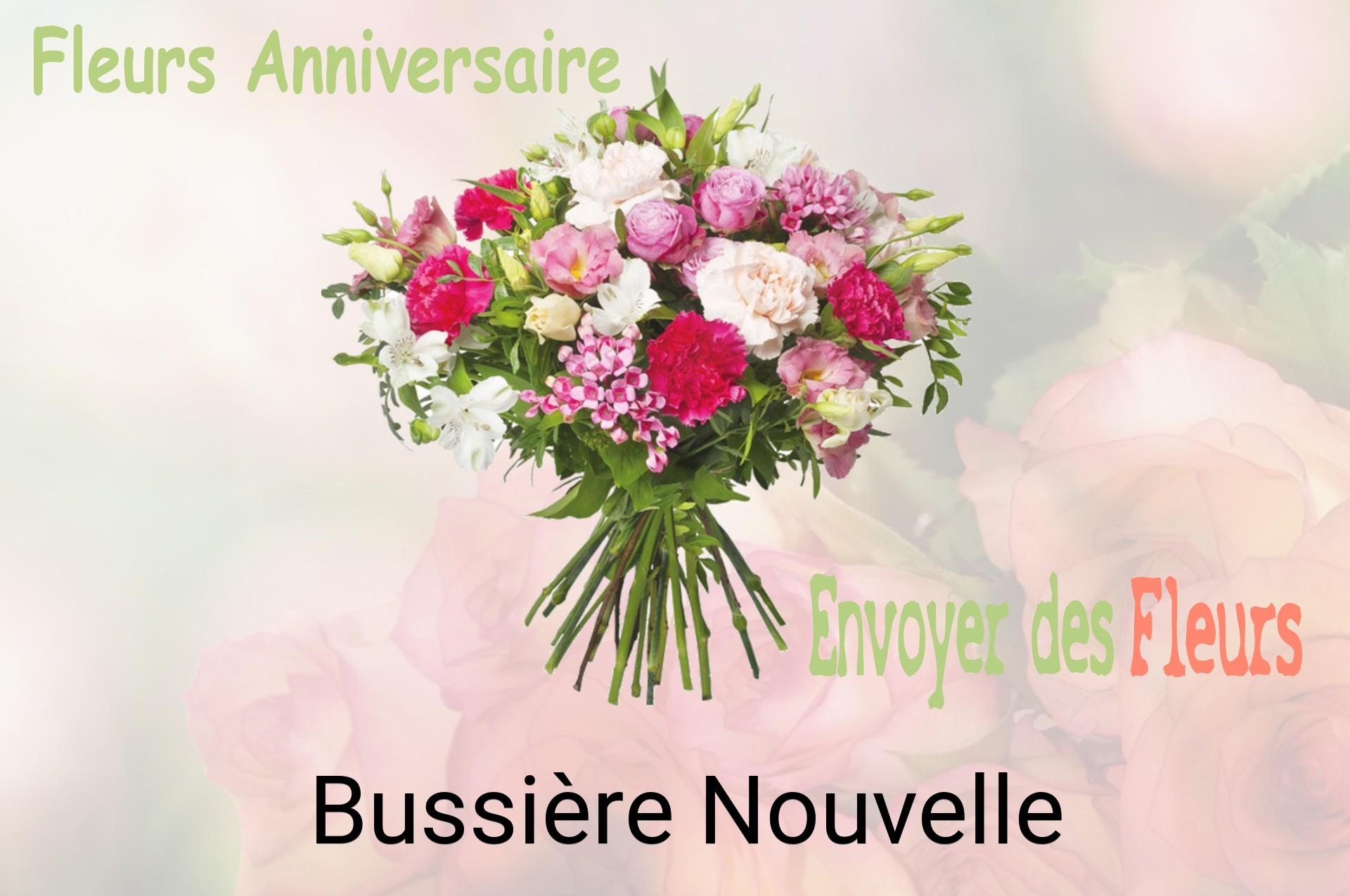 Bouquet de fleurs d’anniversaire livré à Bussière-Nouvelle